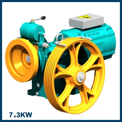موتور آسانسور بهران مدل BL260 – موتور آسانسور7.3 کیلووات تک سرعته(3VF) -سرعت 1 m/s