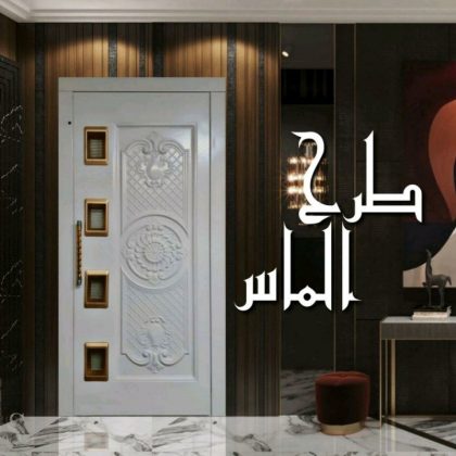 درب آسانسور طبقات لولایی طرح الماس