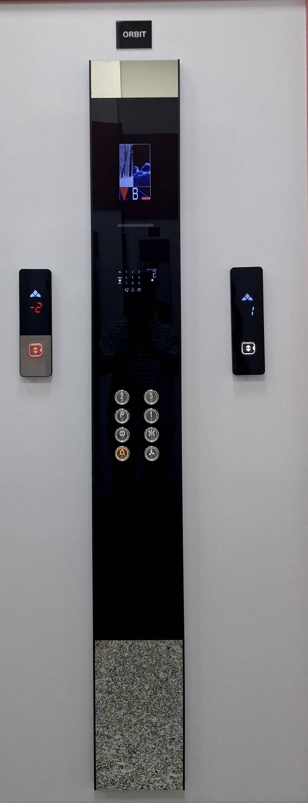 شستی داخل کابین اسانسور چکاد مدل ORBIT